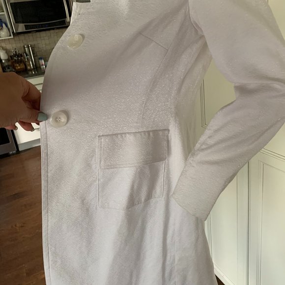 Mario Serrani 2 shimmering white paisley 3/4 jacke - Picture 9 of 10